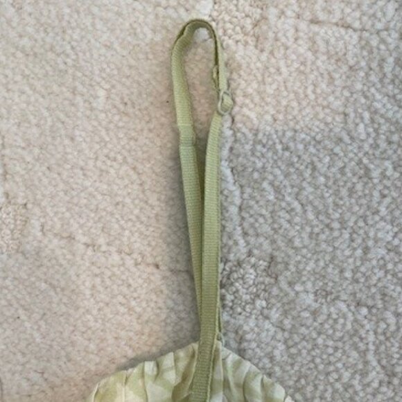 Max Studio Boho Spaghetti Strap GREEN and WHITE Summer Dress – Sz XS - Picture 8 of 8